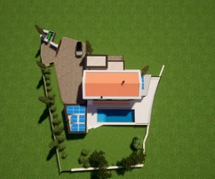 Isztria, Rovinj – Telek kortárs villa építési engedéllyel