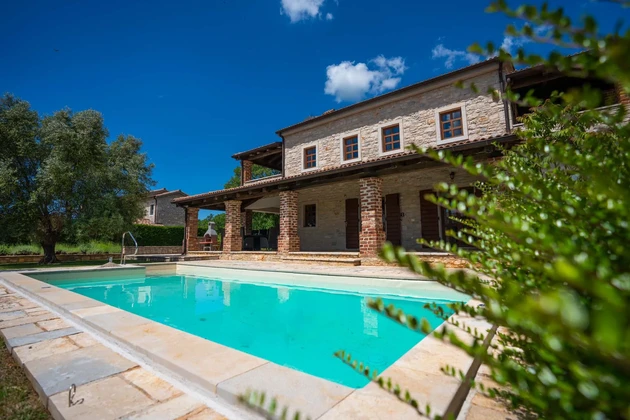Istrien, Poreč: Rustikale Steinvilla mit Pool in der Nähe von Poreč