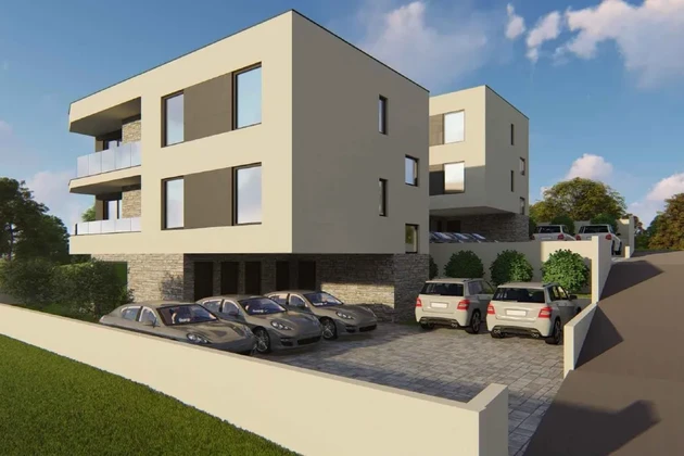 Istria, Pula: Nowoczesne mieszkanie na drugim piętrze z tarasem