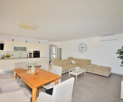 Vodice - Semi-detached house with roof terrace, pool, 450 m from the center