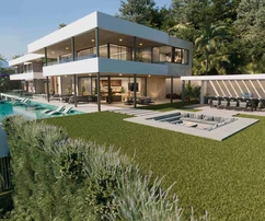 Luxuriöse moderne Villa in El Madroñal, Benahavís