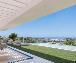 Luxury apartments and penthouses with sea view in Benahavís