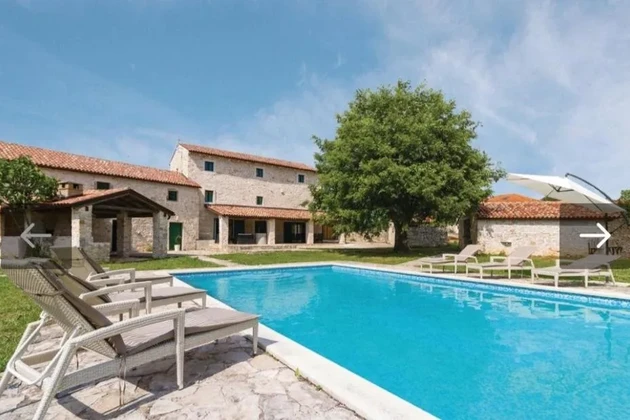 Villa de piedra renovada con piscina, Istria, Barban