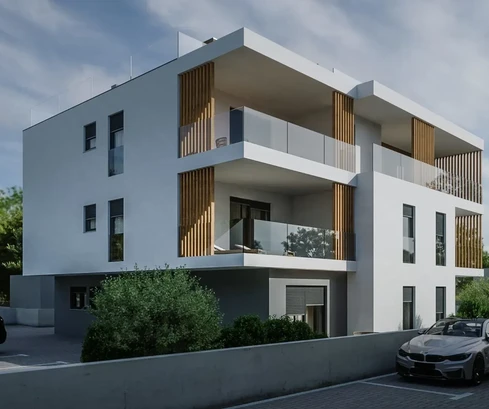 Vodice - N2, S1-es apartman kerttel, 800 m-re a strandtól