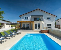 Schönes Haus mit Pool und Meerblick, Istrien, Poreč