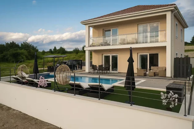 Istrie, Grimalda : Villa de luxe avec spa et piscine