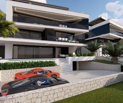 Appartement de trois chambres avec jardin à vendre à Petrčane en Croatie