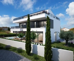 Alrededores de Poreč – Villa independiente y tranquila con terraza en la azotea