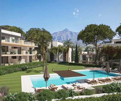Novi apartmani na golf terenu s pogledom na more u Marbelli