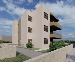 Трёхкомнатная квартира A2, 64 м², 200 м от пляжа, Новалья, Новостройка