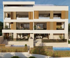 Primoštenben található luxus apartmanok lenyűgöző tengeri panorámával