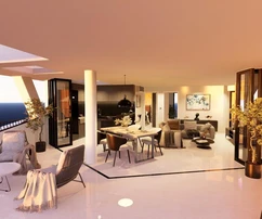 Okrug Gornji, luxury apartment on the first floor with a view