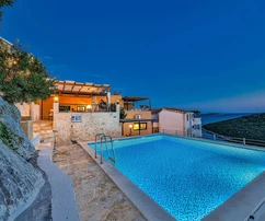 Detached home with a swimming pool for sale in Marina in Croatia