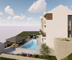 Villa zum Verkauf nur 70 Meter vom Strand entfernt in Sevid in Kroatien