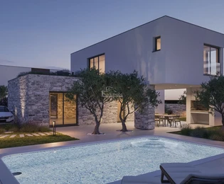 Zaton – NUOVA COSTRUZIONE: complesso di 4 moderne ville di lusso con piscine