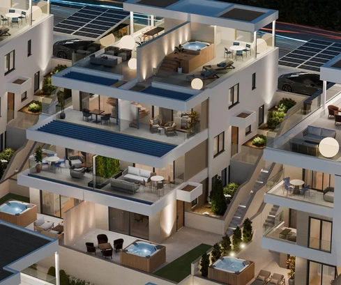 Penthouse for sale with sea view in Trogir in Croatia