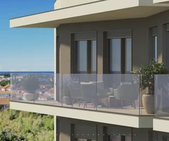 Istrie, Poreč – Moderní penthouse s výhledem na moře