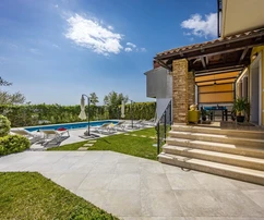 Istria, Jadreski: Modern villa with pool and garden