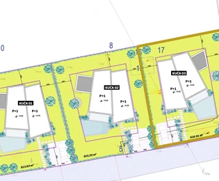 Istria, Umag: Prvotriedny stavebný pozemok s projektom vily