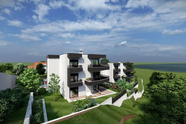 Penthouse mit Panoramablick auf Kastav zu verkaufen in Kroatien