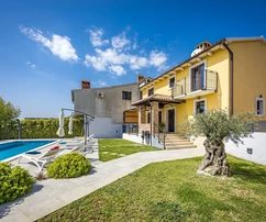 Istria, Jadreski: Modern villa with pool and garden