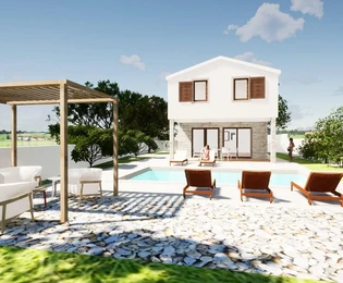 Willa z basenem na sprzedaż w spokojnej okolicy Svetvinčenta w Chorwacji