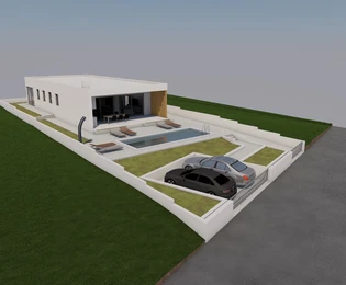 Terreno en venta: 1241 m² en Turnje con proyecto principal para una casa!