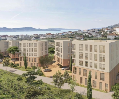 Trogir, Seget Donji, appartamento con due camere da letto al terzo piano con superficie utile netta di 90 m², S6, C
