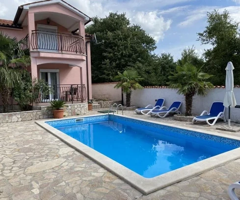 Due ville con piscine, Istria, Labin