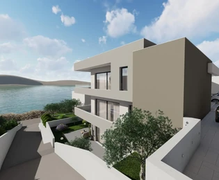 Tisno, S2, Zweizimmerwohnung mit Meerblick