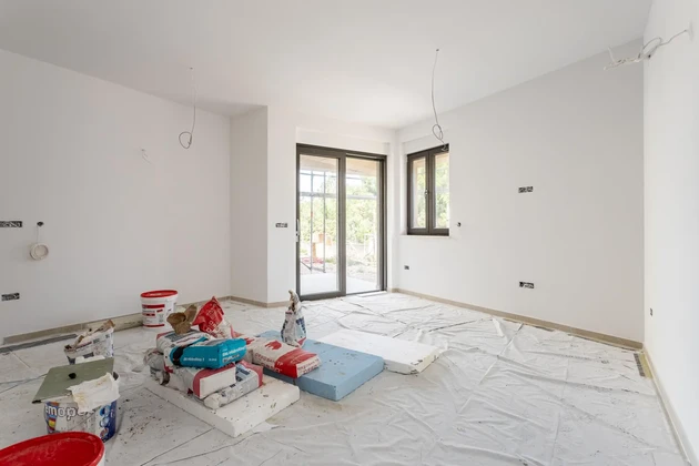 Sevid, one-room apartment on the ground floor with parking space, area 46.30 m²