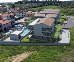 Istria, Fazana: Luxury apartment with garden and pool