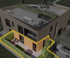 Istria, Parenzo – appartamento al piano terra con giardino