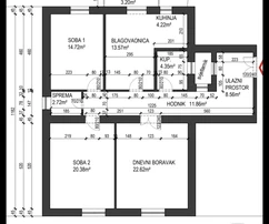 Moderne Zweizimmerwohnung zum Verkauf an der Westküste von Split in Kroatien