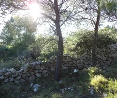 Rogoznica, Ražanj, Baugrundstück 1890 m2, 150 m vom Meer entfernt