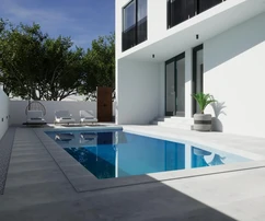 Moderne Villa in Jasenice in Meeresnähe zu verkaufen in Kroatien