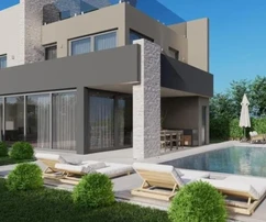 <p>Poreč, Istria: Villa di lusso in costruzione con piscina a 500 metri dal mare</p>