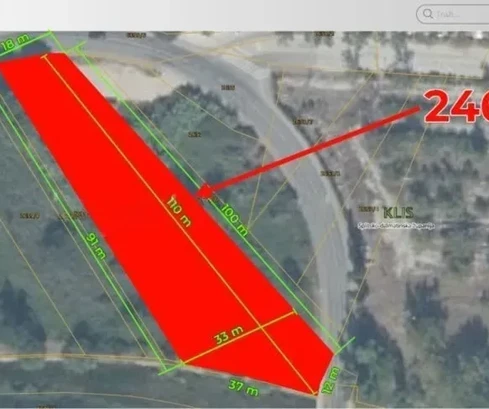 Solin, Priko Vode, building land 2465m2