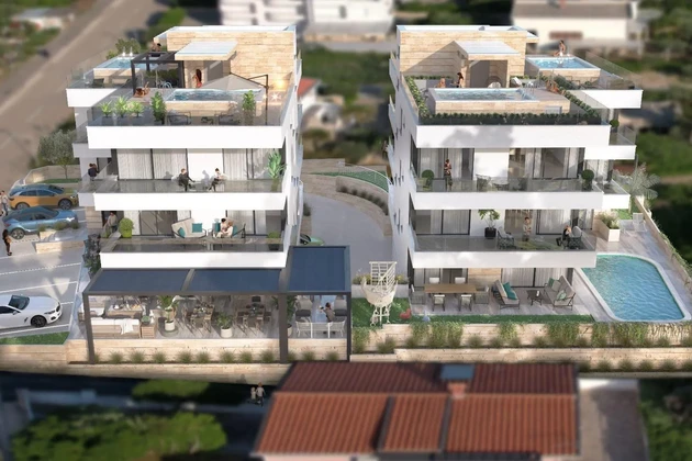 Pag, Povljana, appartamento con due camere da letto a 60 m dal mare, 84,03 m²