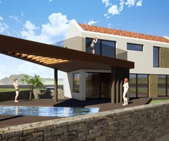 Istria, Poreč – Modern house with pool in a peaceful setting near Vrsar