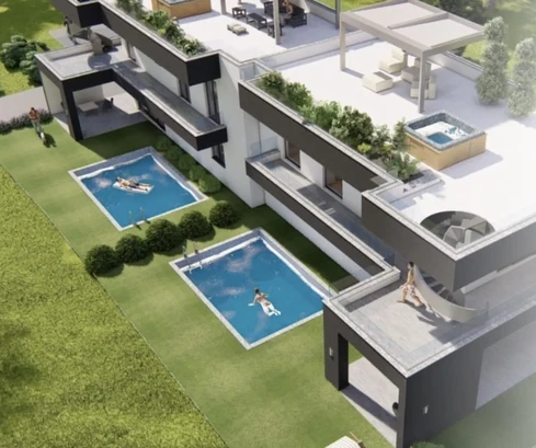 Luxusné vily na predaj na ostrove Vir v blízkosti pláže v Chorvátsku