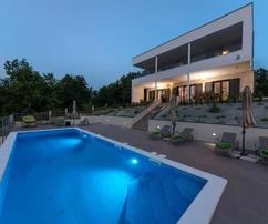 Istrie, Rabac : Villa exclusive avec piscine chauffée et vues à couper le souffle