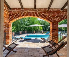 Istrien, Višnjan: Steinvilla mit pool und privatsphäre