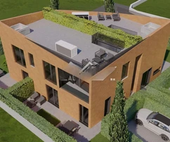 Isztria, Poreč – modern apartman tetőterasszal