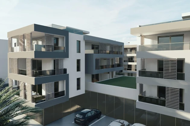 Split, Podstrana | Zweizimmerwohnung im zweiten Stock mit Garagenstellplatz
