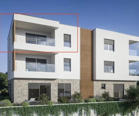 Brodarica, zweite Reihe zum Meer, moderne Wohnungen in einem exklusiven Gebäude im Bau, B2, S5