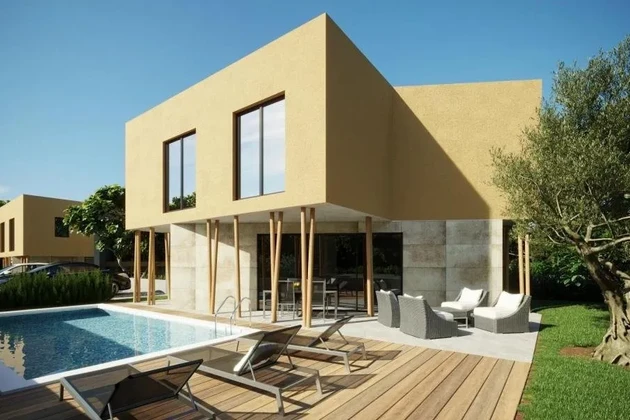 Belle villa avec piscine en construction, Istrie, Novigrad