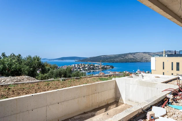 Luxury villa for sale with sea views in Seget in Croatia