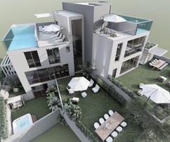 Luxuriöse Doppelvillen in unmittelbarer Nähe der Küste von Split