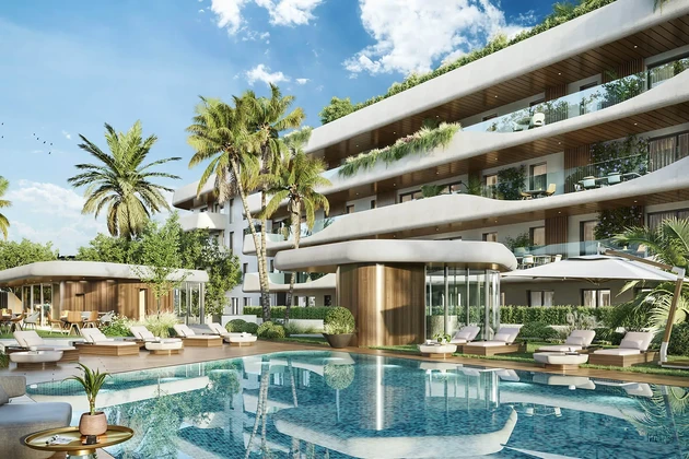 ID 308 / Apartamenty gotowe do zamieszkania w odległości spaceru od plaży w Marbelli